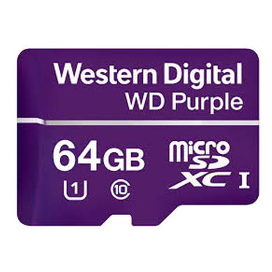 Карта памяти MICRO SDXC 64GB UHS-I/Western Digital PURPL
