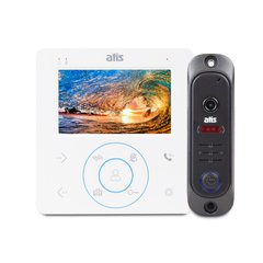 Комплект видеодомофон и вызывная панель ATIS AD-480 W kit box