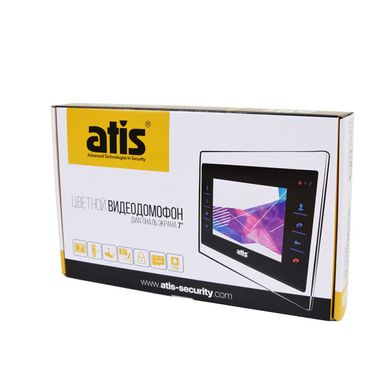 Кольоровий домофон з IPS сенсорним екраном ATIS AD-750FHD S-Black