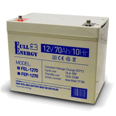 Аккумулятор гелевый 12В 70 Ач для ИБП Full Energy FEL-1270