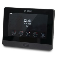 Wi-Fi відеодомофон 7" BCOM BD-760FHD/T Black з підтримкою Tuya Smart