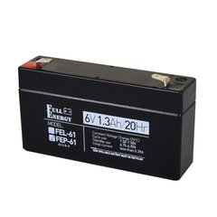 Аккумулятор 6В 1,3Ач для ИБП Full Energy FEP-61
