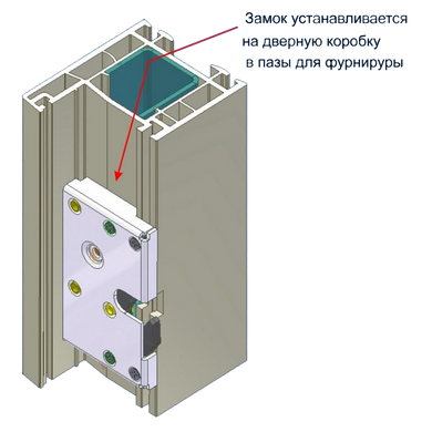 Электромеханический замок для пластиковых дверей и окон Promix-SM305.10 (ШЕРИФ-5 НЗ)
