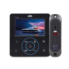 Комплект видеодомофон и вызывная панель ATIS AD-480 MB kit box