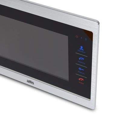 Кольоровий домофон з TFT екраном і сенсорними кнопками ATIS AD-740HD S-Black
