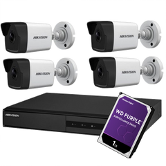 NK42E0H-1T(WD) - PoE Комплект видеонаблюдения Hikvision